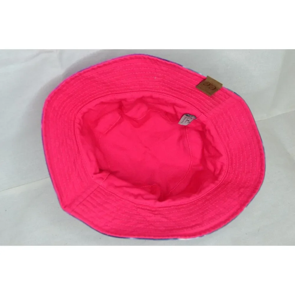C.C. Women's OS Tie Dye Reversible Packable Bucket Hat